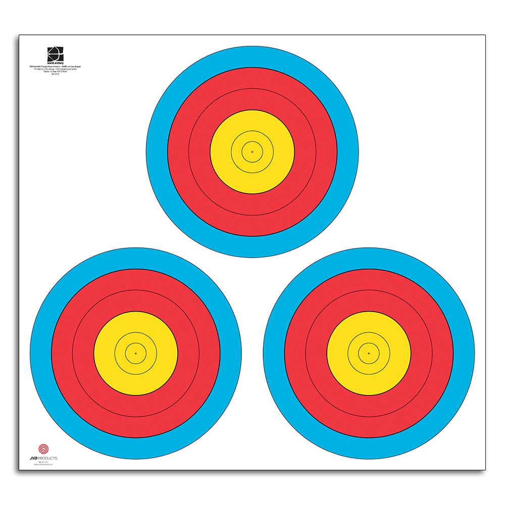 JVD Target Face FITA 3x20cm Las Vegas