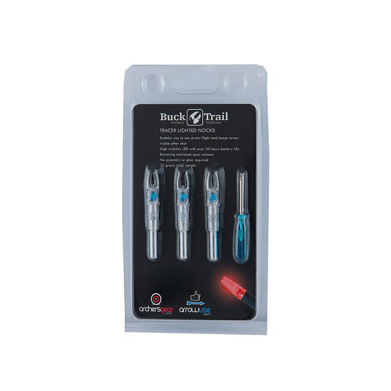 Buck Trail Tracer Lighted Nocks S-Size - 3 pack