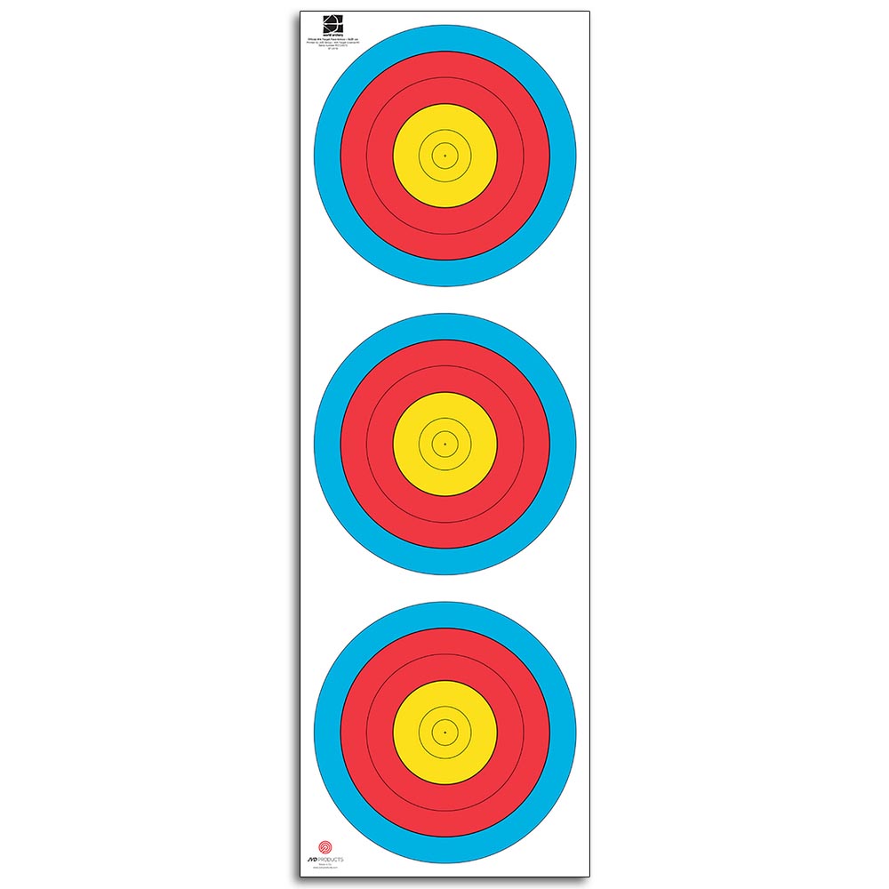 JVD Target Face FITA 3x20cm Vertical