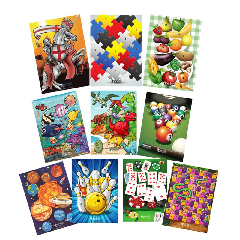 Egertec Kids & Fun Targetface Complete Set