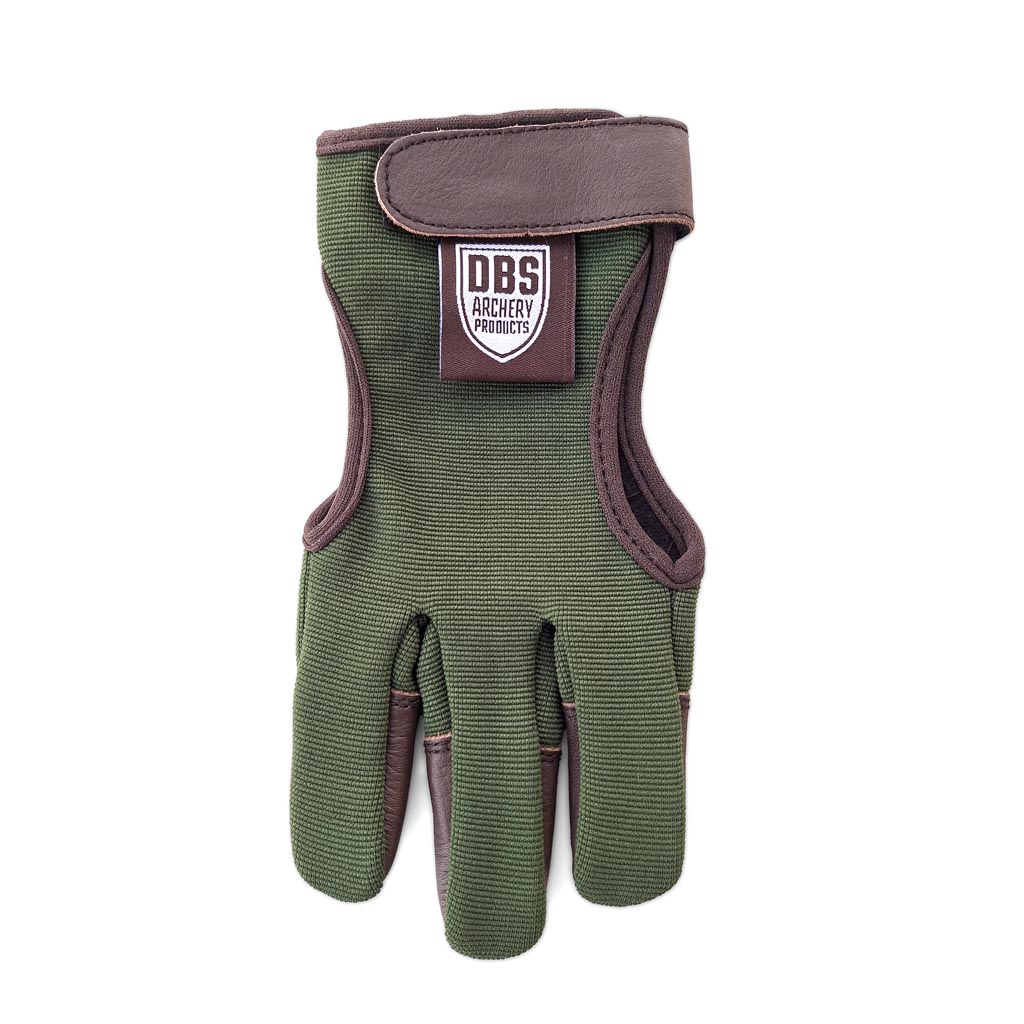 DBS Archery Shooting Glove Green