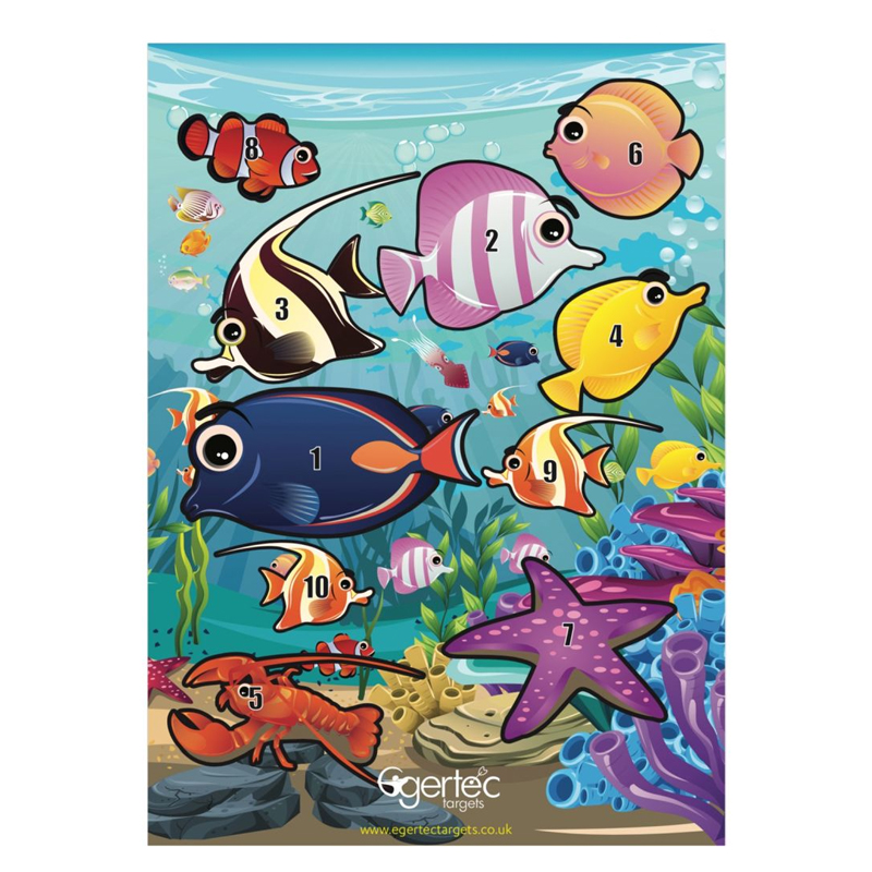 Egertec Kids & Fun Targetface Sealife Reef