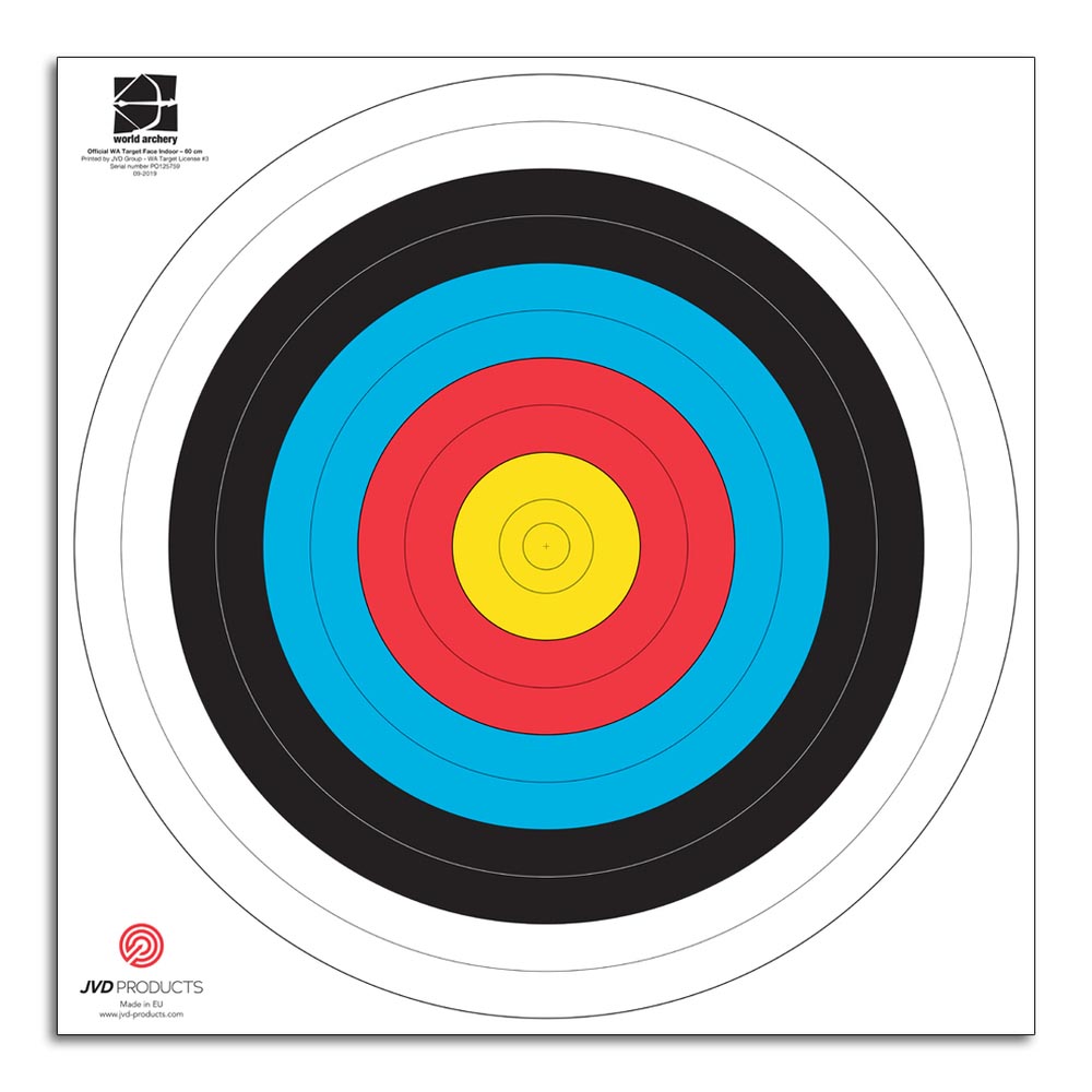 JVD Target Face FITA 60cm