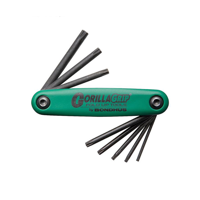 Bondhus “GorillaGrip” Allen Wrench Folding Set (Torx)